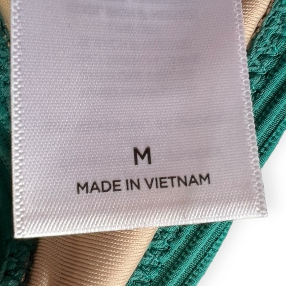 Shade & Shore swim wear summer bikini top green medium - Picture 6 of 8